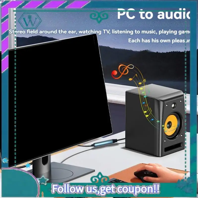 Upgraded USB To Optical Audio Adapter USB To Optical Cable USB To Optical Audio Converter Cable USB A To SPDIF Port Adapter