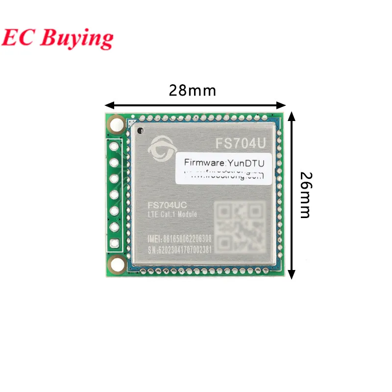 4G Modul Entwicklung Core Board LTE A7670C SIM7600CE Air720D Air720H EC20 GPS Position Wifi Drahtlose Unterstützung FTPS/HTTPS/DNS – Detail 11