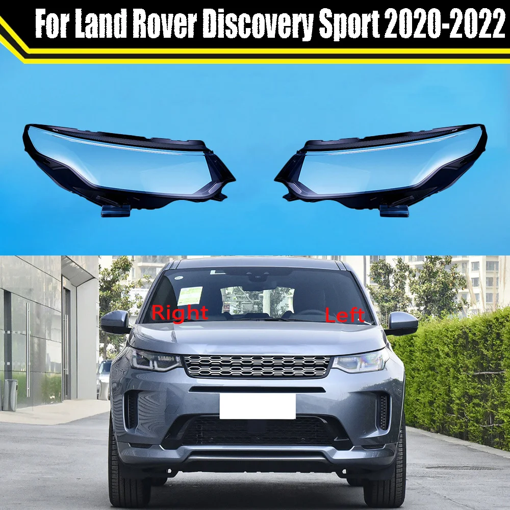 

Auto Headlamp Caps For Land Rover Discovery Sport 2020 2021 2022 Car Headlight Lens Cover Lampshade Head Lamp Light Glass Shell