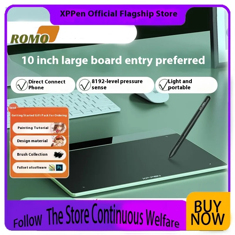 

XPPen DecoFun может подключаться к фотографиям, цифровая доска, доска для рисования, компьютерный курс, доска для письма, ручная доска для рисования, подарок