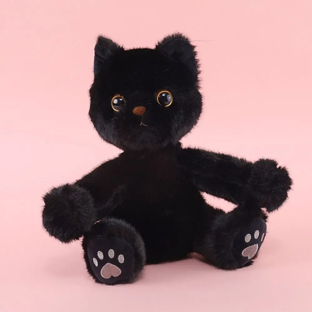 

Ask for A Hug Sitting Cat Plush Toy Big Eyes Spread Hands Cute Animal Plush Doll 25cm Fluffy Soft Cat Plush Pillow Kids Gift
