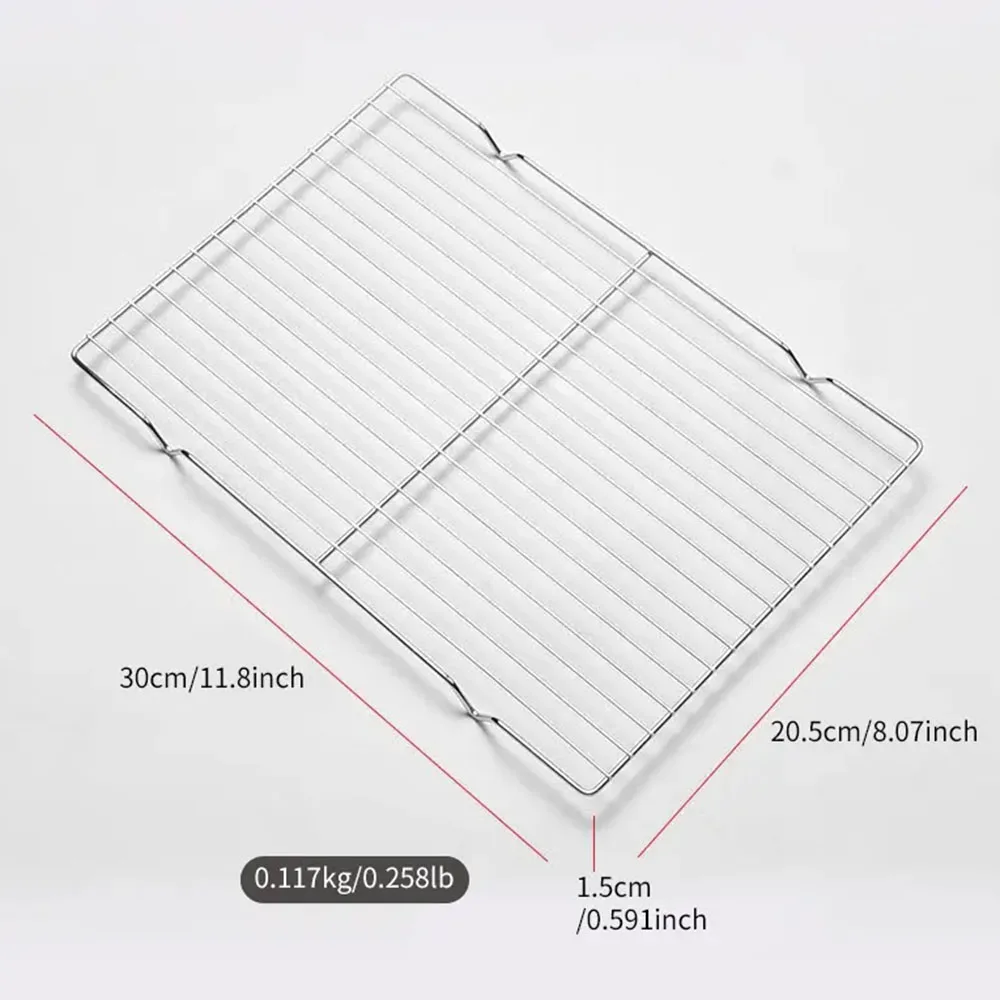 Stainless Steel Barbecue Mesh Mat Reusable Heat Resistance BBQ Baking Net Pad Kitchen Cooking Stove Stand Liner Accessories Tool view 5