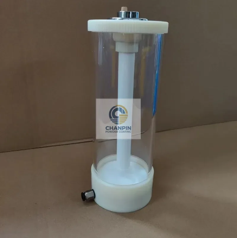 Fluidization hopper Lab Cup with IG02 pump for powder coating machine system