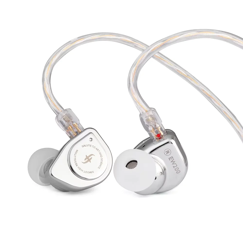 SIMGOT EW200 10 mm SCP-Membran Dual-Magnet-Circuit & Dual-Cavity Dynamic Driver IEM Hifi-Kopfhörer 3