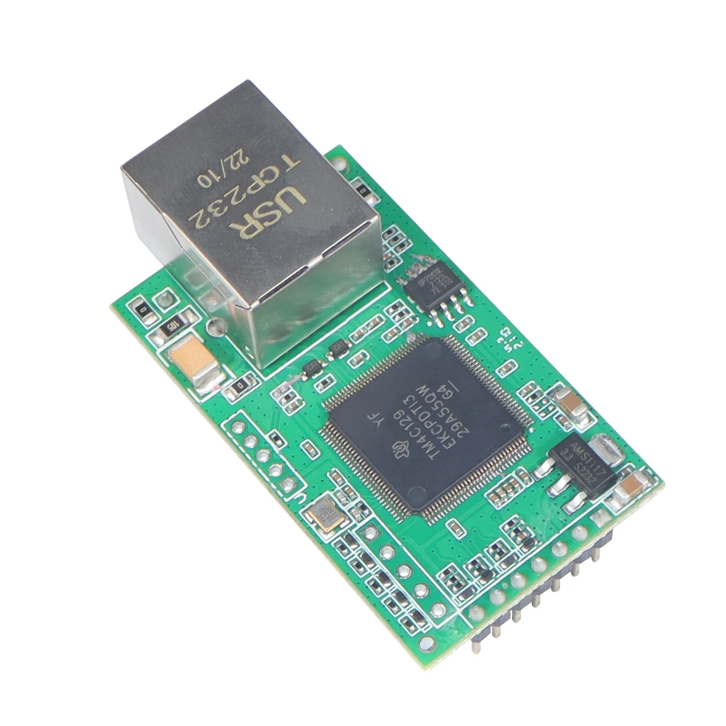 USR-TCP232-E2 Pin Type Serial UART TTL to LAN Ethernet Module 2 serial ports Server TCP IP Protocol T2