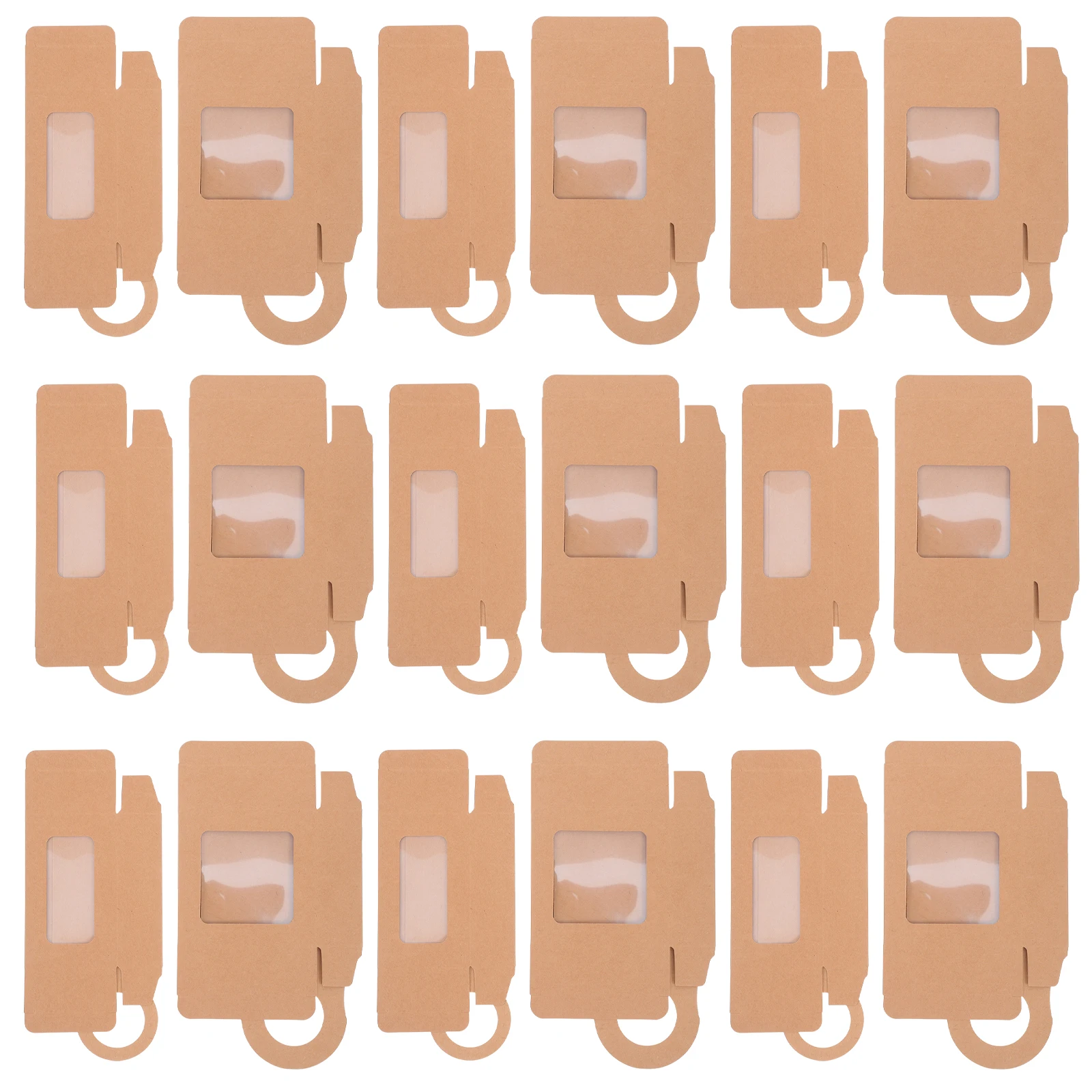 

24 Pcs Ear-hanging Bottle Gift Box Candy Boxes Chocolate Paper Present Wrapping Supplies Pvc Kraft