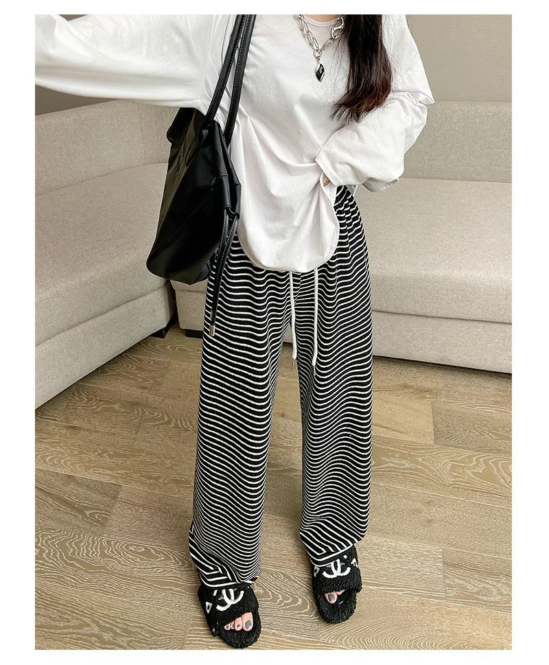 ワイドレッグパンツ インベージュ レディース 春 ガールズ デコラティブ プレッピー スプライシング モダール シフォン レイヤード プリーツ 刺繍 ドレープ ストレート