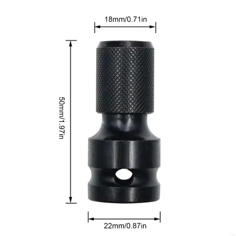 Adattatore per chiave elettrica pollici guida quadrata a 1/4 pollici riparazione automobilistica y4qc