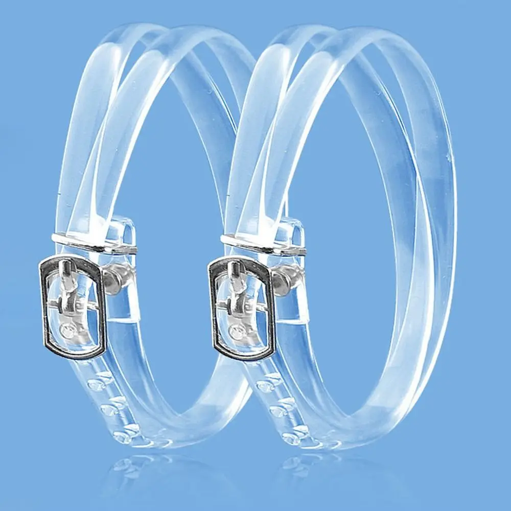 60cm Invisible Shoelace Straps High Heels Flats Prevent Slipping Transparent Shoe Belt Wrap Around Anti-Slip Strap Shoe Laces
