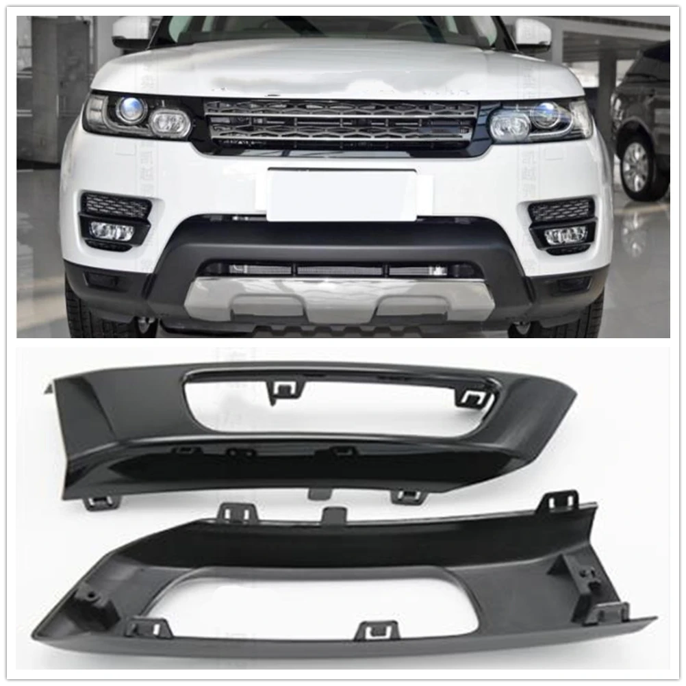 

2PCS Front Bumper Fog Light Cover Trim Foglamp Frame Case Cap Bezel For Land Range Rover Sport L494 2014-2017 LR045048RH