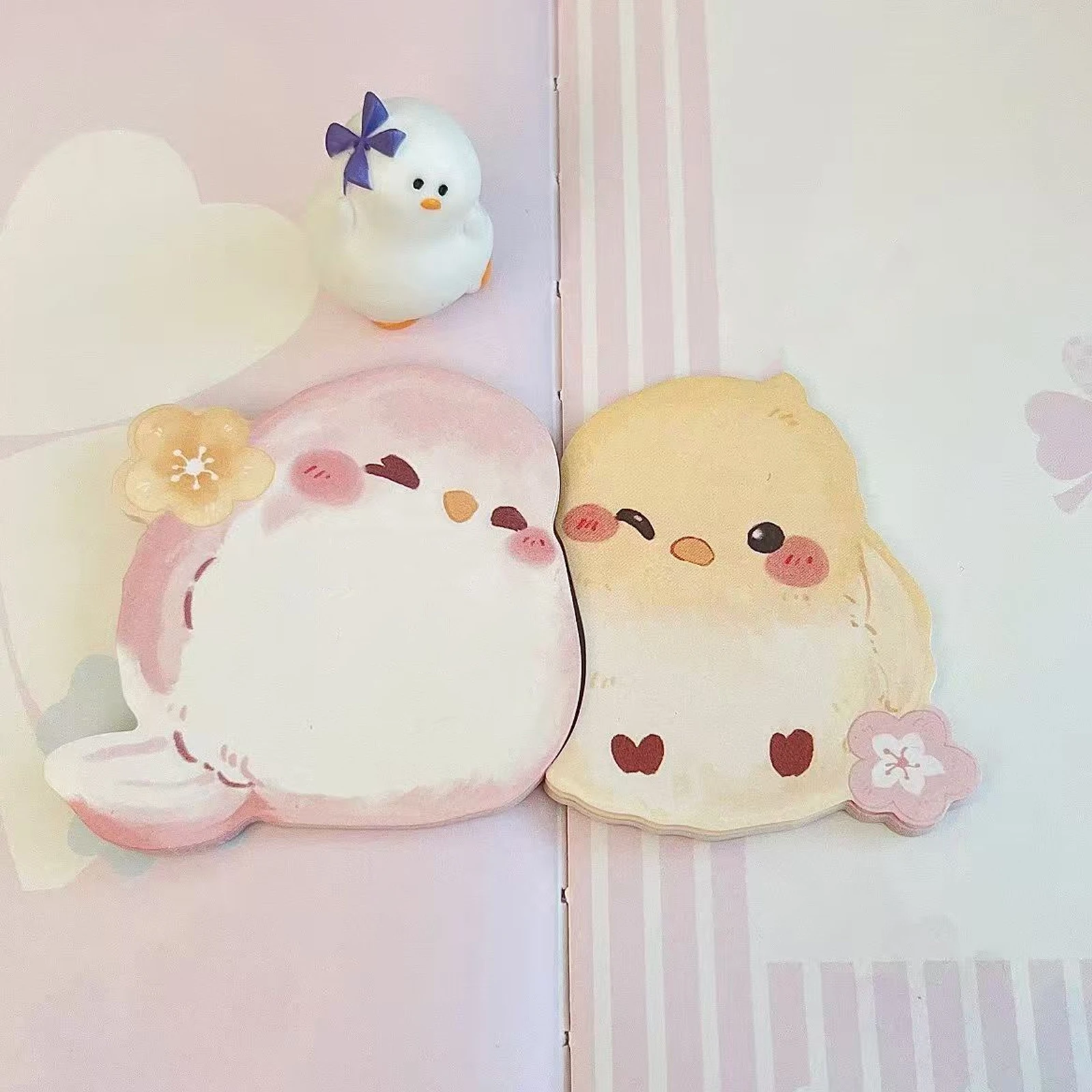 20 листов липких заметок с милыми мультяшными животными, блокнот с изображением животных, маркеры страниц, флажки для дома, школы, офиса