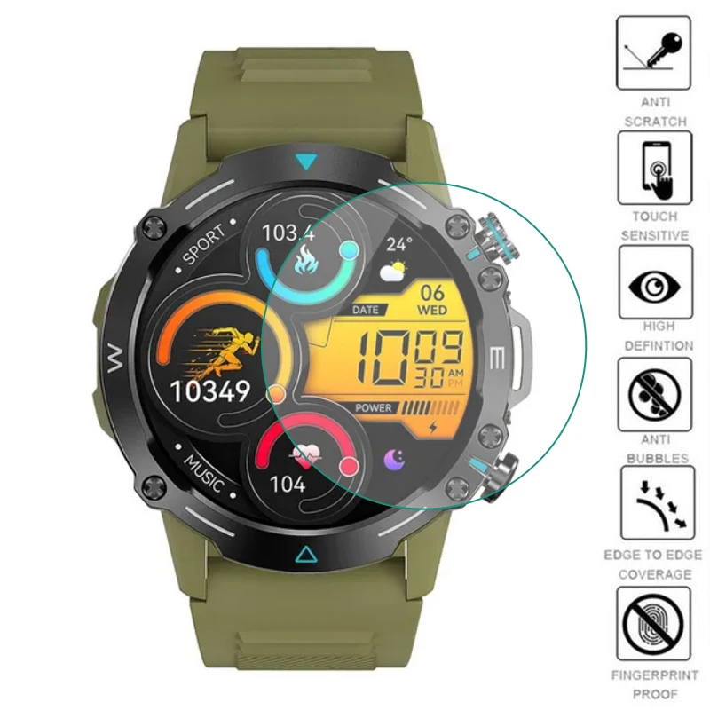 5pcs TPU Soft Smartwatch Clear Protective Guard Film For COLMI M42 Sport Smart Watch Display Screen Protector Cover Accessories