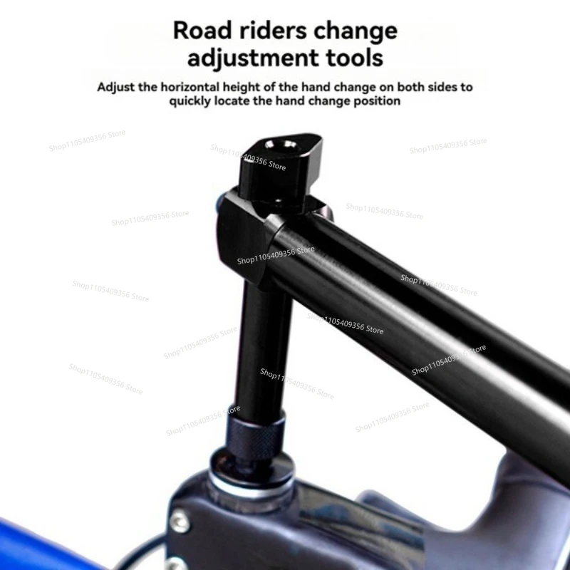 For Color: Black, Material: Aluminum Alloy, Road Bike Transmission Angle Measurement