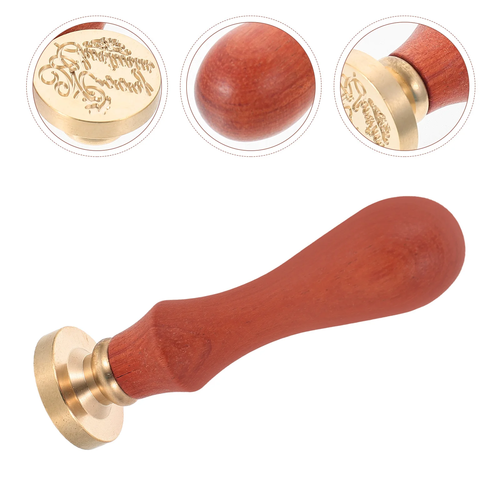 

Wax Seal Stamp High-End Craftsmanship Durable Retro Style for Invitation Card Scrapbook Wine Bottle Decoration DIY Envelope