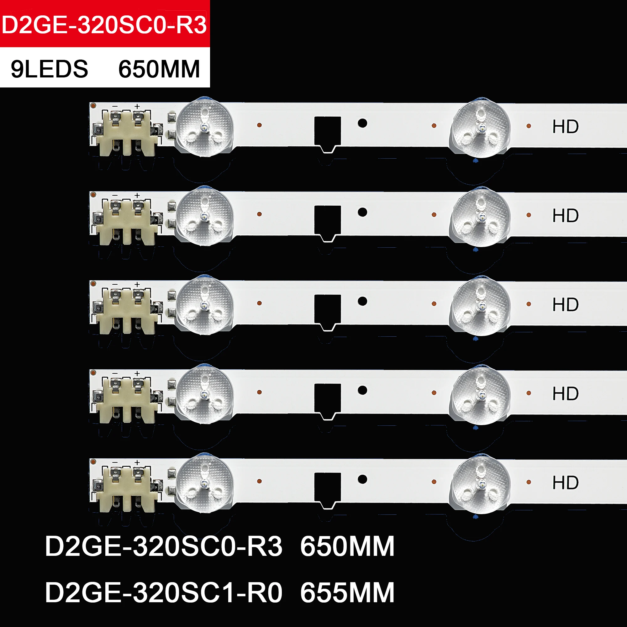 2013SVS32H Ue32f5000AK UE32F6200AK D2GE-320SCO-R0 UA32F4088AR UA32f4100AR backlight LUMENS D2GE-320SC0-R3 650MM 9LED 32 inch