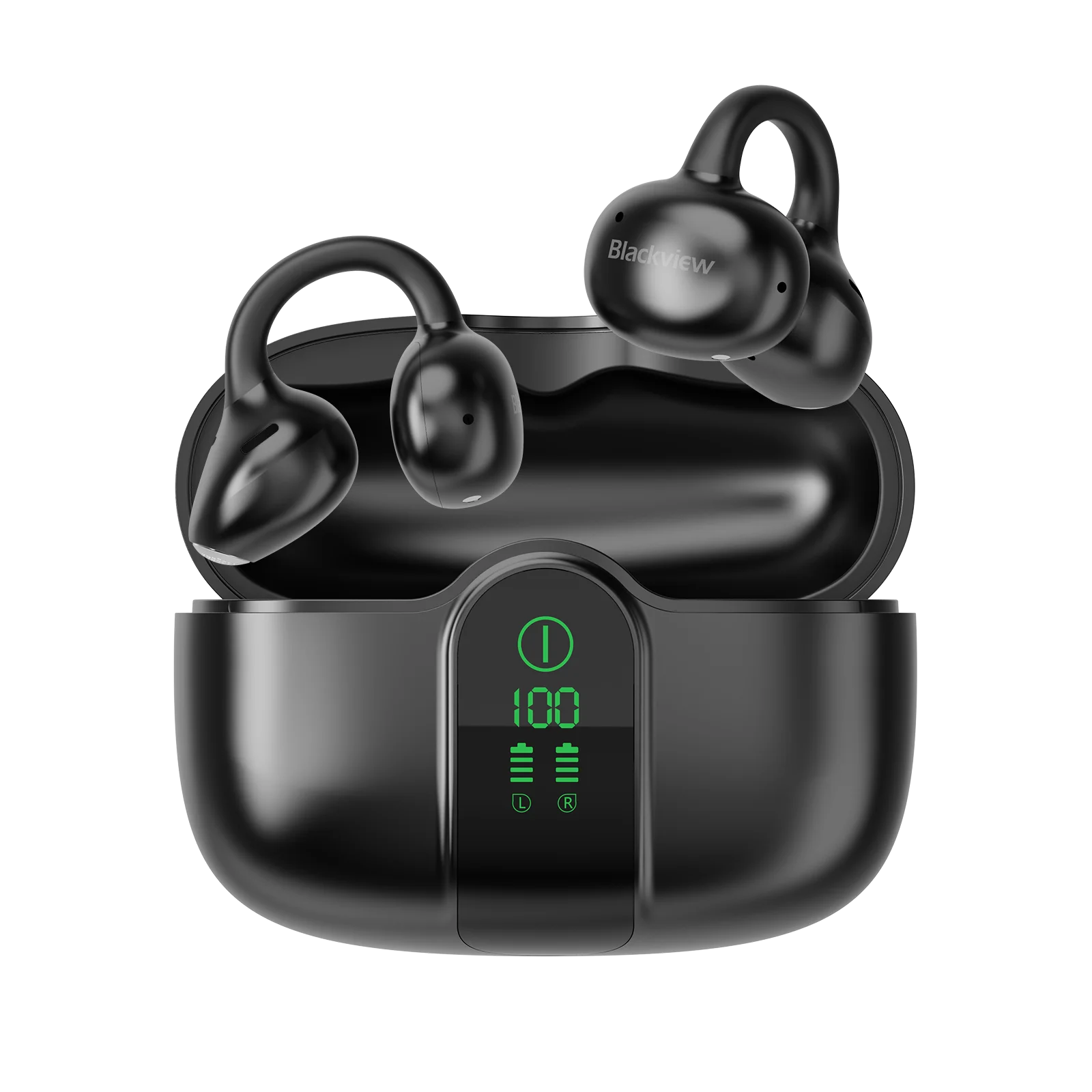 Blackview Airbuds 15 イヤークリップ型ワイヤレスイヤホン ブラック 日本発送 特別割引