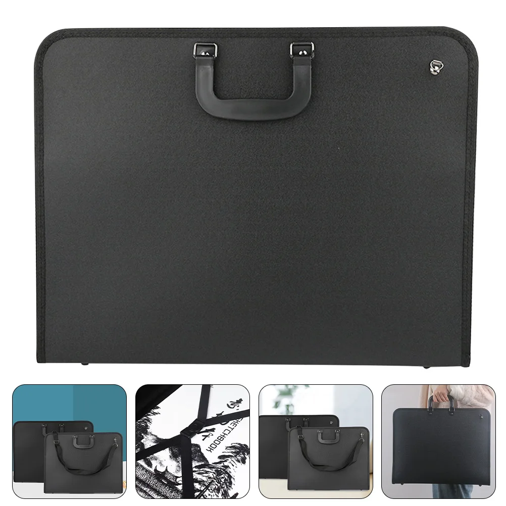 حقيبة رسم فنية محمولة مقاس A3، قماش أكسفورد قوي، تخطيط وظيفي، مقبض مريح، حامل مستلزمات الفنان للرسم #5