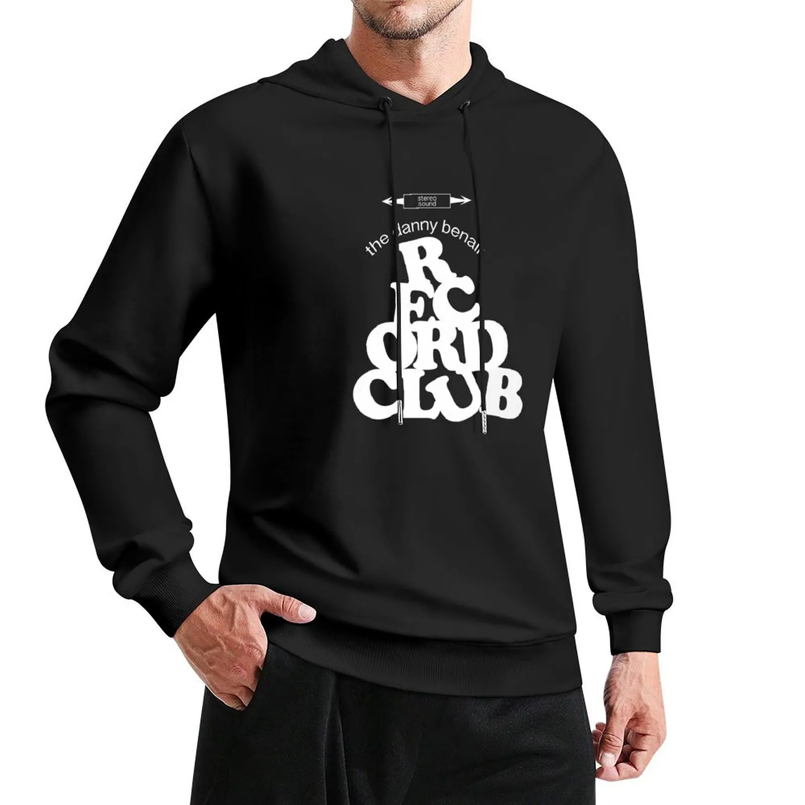 Danny Benair Record Club Logo Goth Edition Pullover Hoodie male clothes new hooded tee