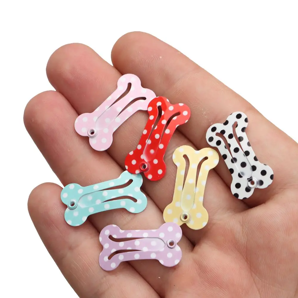 5Pcs 2.5cm Mini Princess Hairpin Metal Clip for 1/6 1/12 BJD Doll Tiny Headwear Hairclip DIY Doll Accessories