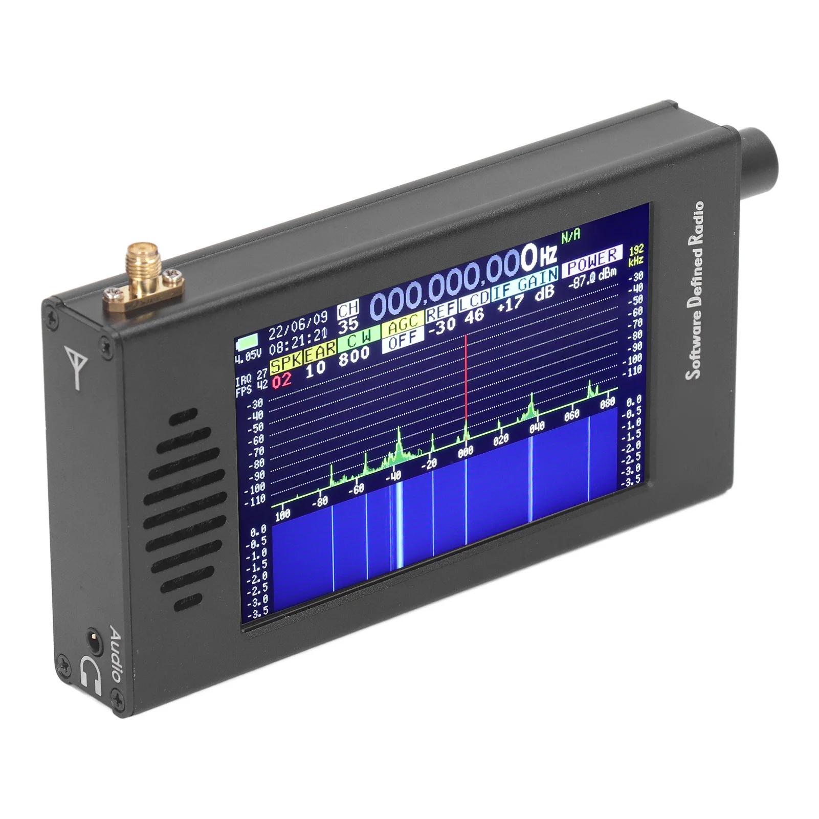 Portable Shortwave Radio DSP SDR Radio Receiver 4.3 Inch  100KHz To 149MHz FM MW SSB CW HAM Shortwave Radio Receiver