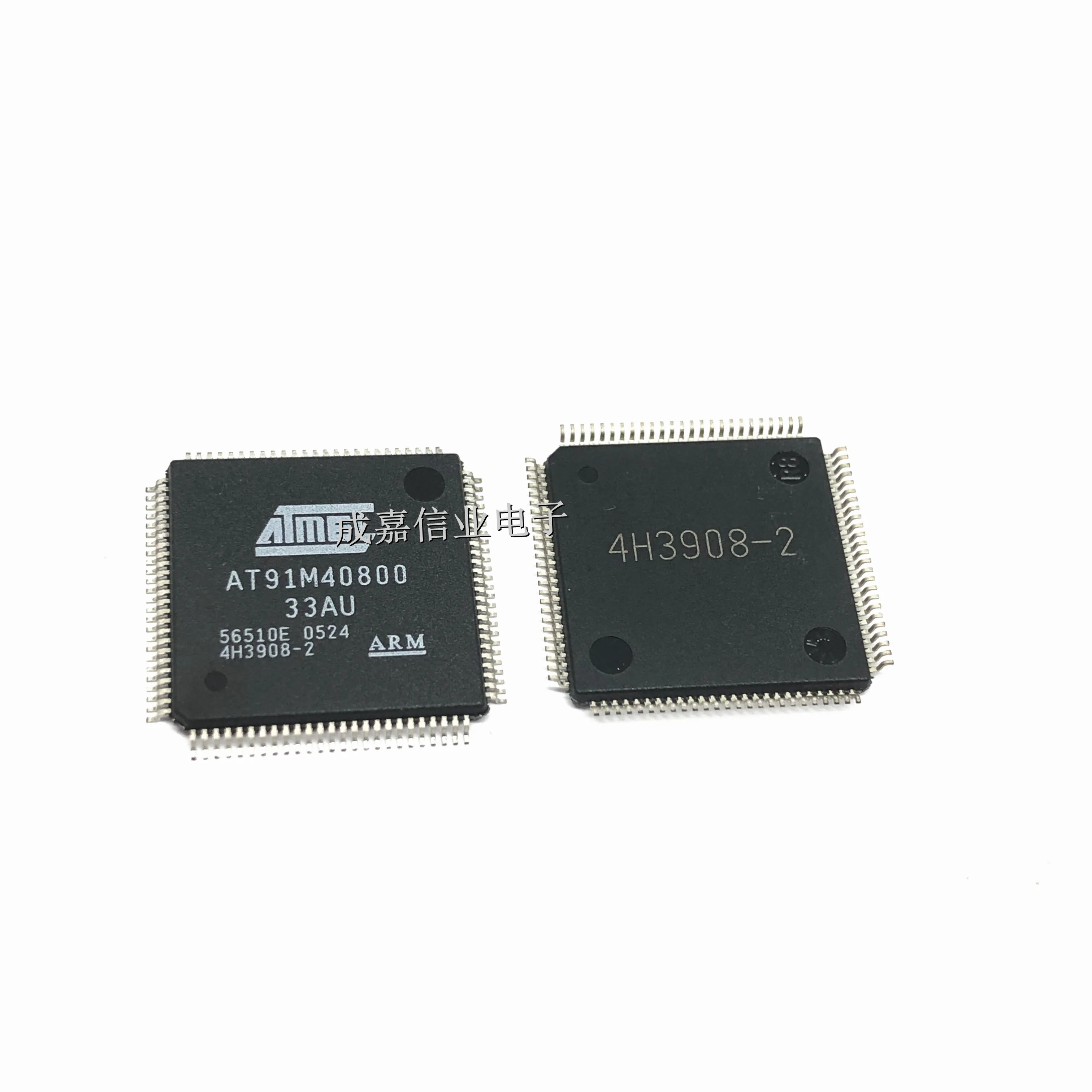 1pcs/Lot AT91M40800-33AU LQFP-100 ARM Microcontrollers - MCU 8K SRAM Ext Bus Interface IND TEMP
