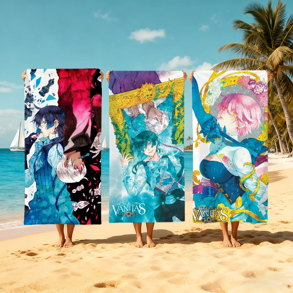The C-Case S-Study Of V-Vanitas Towel Large Quick-Drying Microfiber soft Beach Towel for Travel Fitness Sauna Bathing Camping