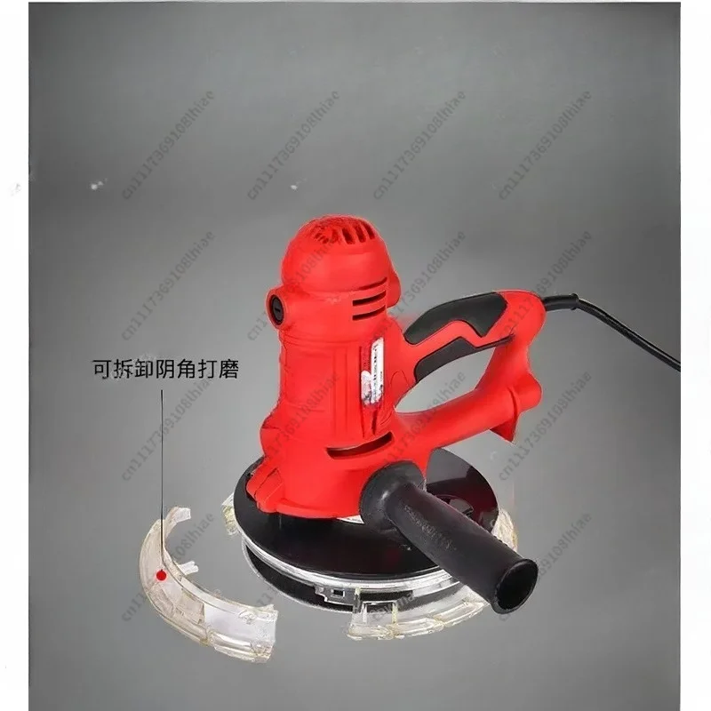 Dustless Electric Drywall Sander, Wall Putty Polisher with LED Lights for Home Decoration Grinding