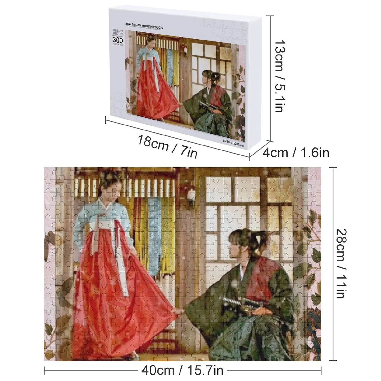 mr sunshine Joseon Kdrama Jigsaw Puzzle Personalised Name Custom Jigsaw Puzzle