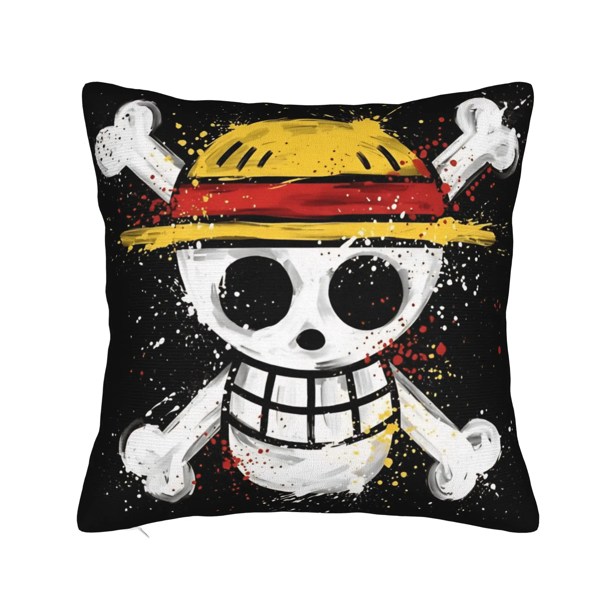 Ones Japanese Anime P-Pieces Pillow Cover  Cute Funny Pillow Case For Couch Sofa Bedroom Soft Pillowcases Gift