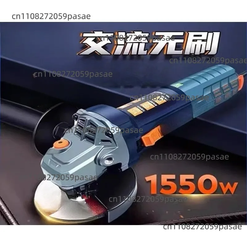 Brushless Industrial-Grade High-Power Speed-Adjustable Angle Grinder, 220V AC Grinding and Polishing Machine