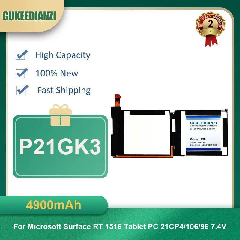 

Battery For Microsoft Surface 1769 Book 2 13.5 inch 1832 1834 Keyboard Pro 3 1631 1577-9700 MS011301-PLP22T02 1601 1 1514