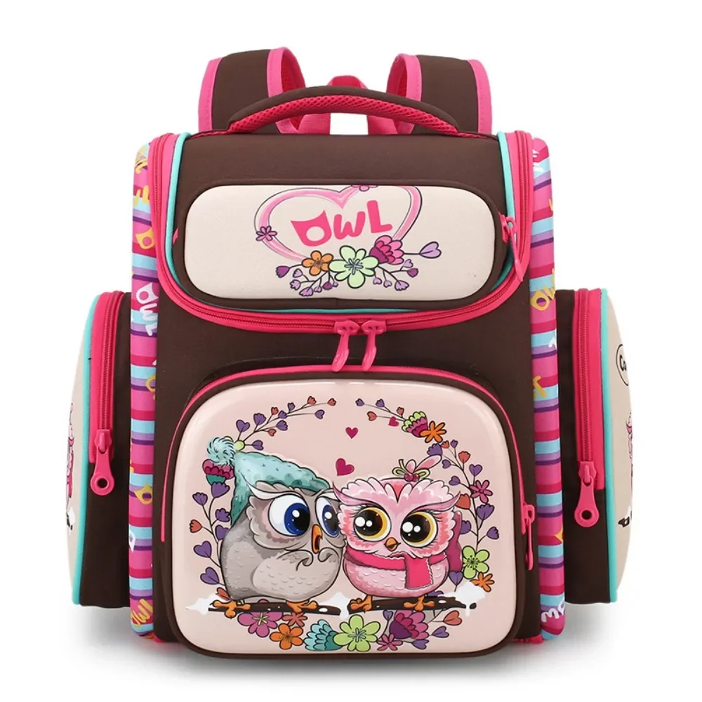 Grundschule Rucksack 2,3 Klasse Spider Man Elsa Tank Auto PC Harts chale Weltraum tasche reduzieren Belastung wasserdichten Kinder rucksack