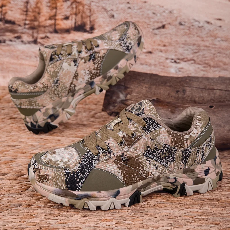 

Tactical Armys Militarys Desert Trail Woodland Climbing Mountain Hikeup Camo Camouflage Outdoor Trekking Hiking Shoes Men Women