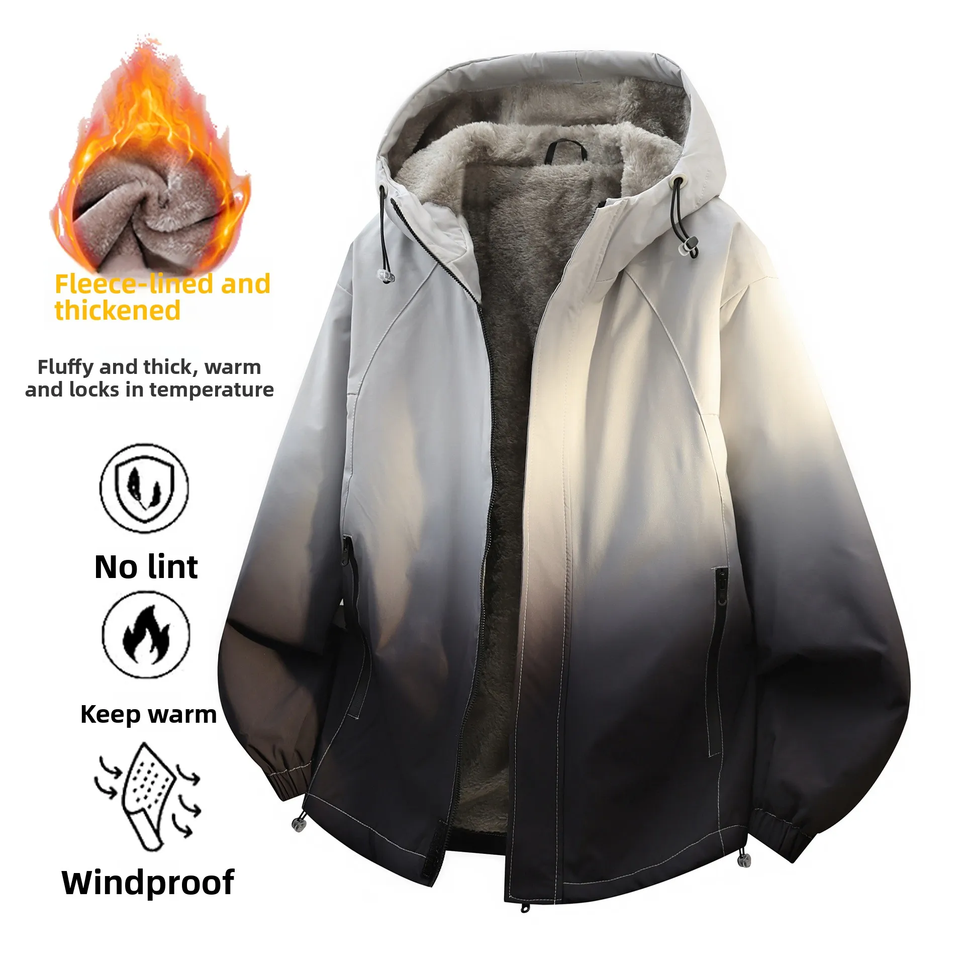 

2025 Autumn and Winter Men's Handsome Versatile Jacket Trendy High Quality Retro Loose Comfortable Fashion Casual Jacket for Men