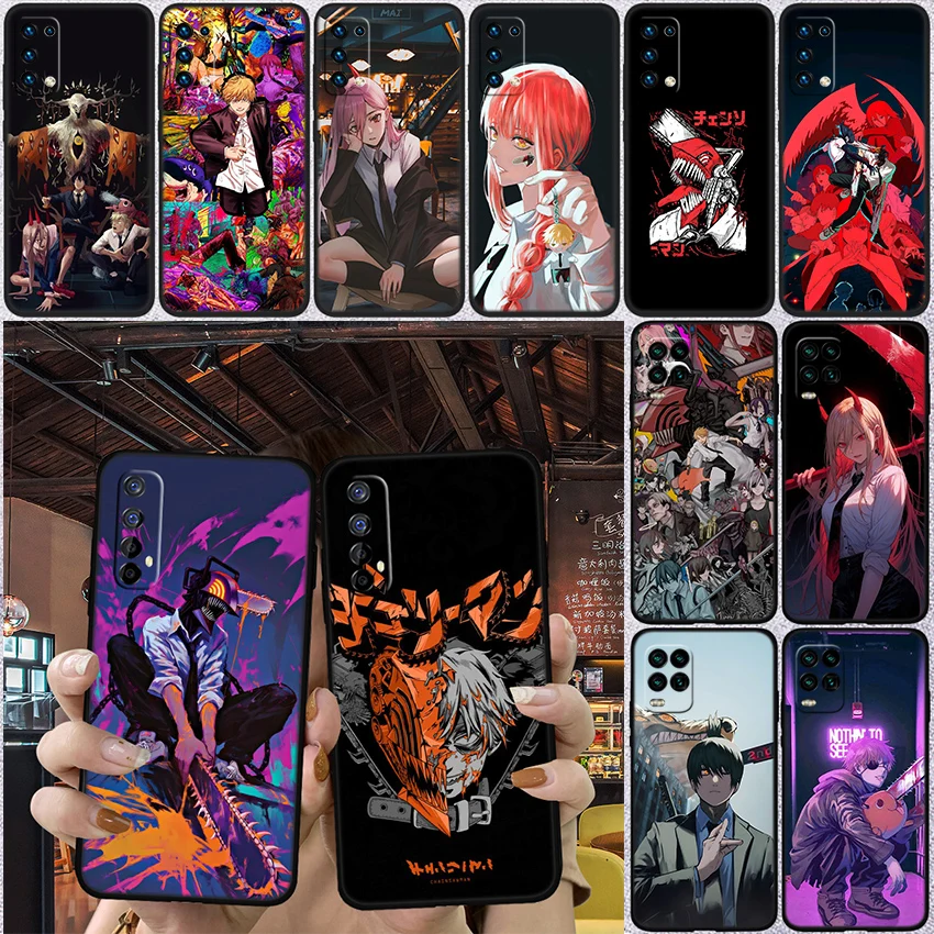 IJ16 C-Chainsaws Denji Shell Phone Case for Samsung Galaxy Note 10 20 S23 S24 S25 Ultra FE Plus Edge Lite A02S A35 A07 A17