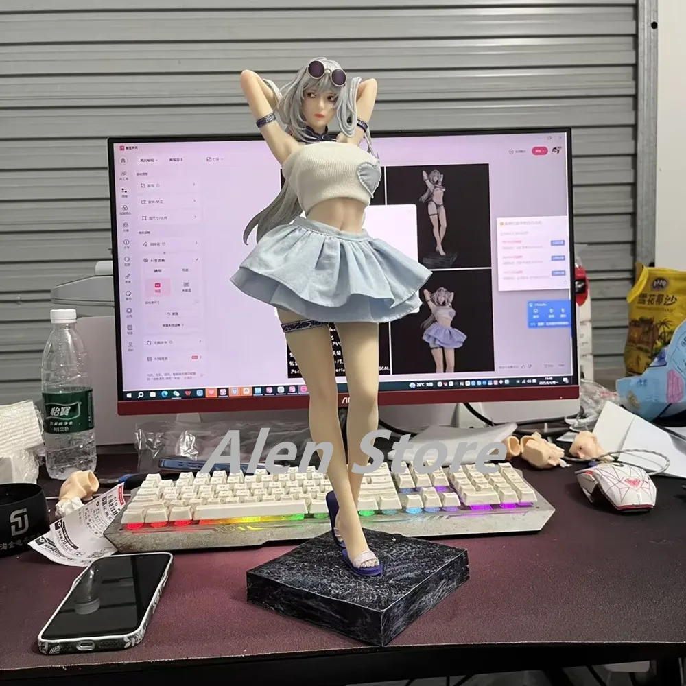 

1/4 Honkai: Star Rail Фигурка Jingliu Аниме ПВХ Фигурка Игрушка Игровая Статуя Настольное Украшение Орнамент Коллекция Модель Куклы