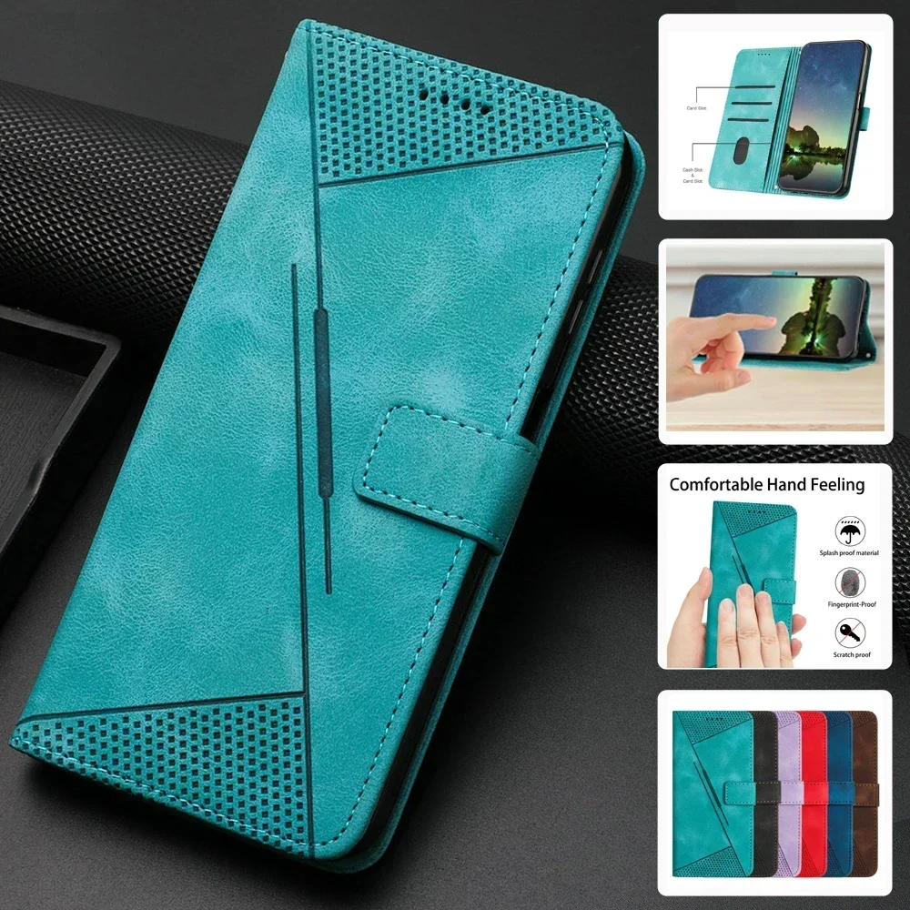 Camon30 Premier Spark 30c 20 Pro Plus Book Case Leather Texture Wallet Funda for Tecno Camon 30 19 8c 20c Go 1 2025 Luxury Cover