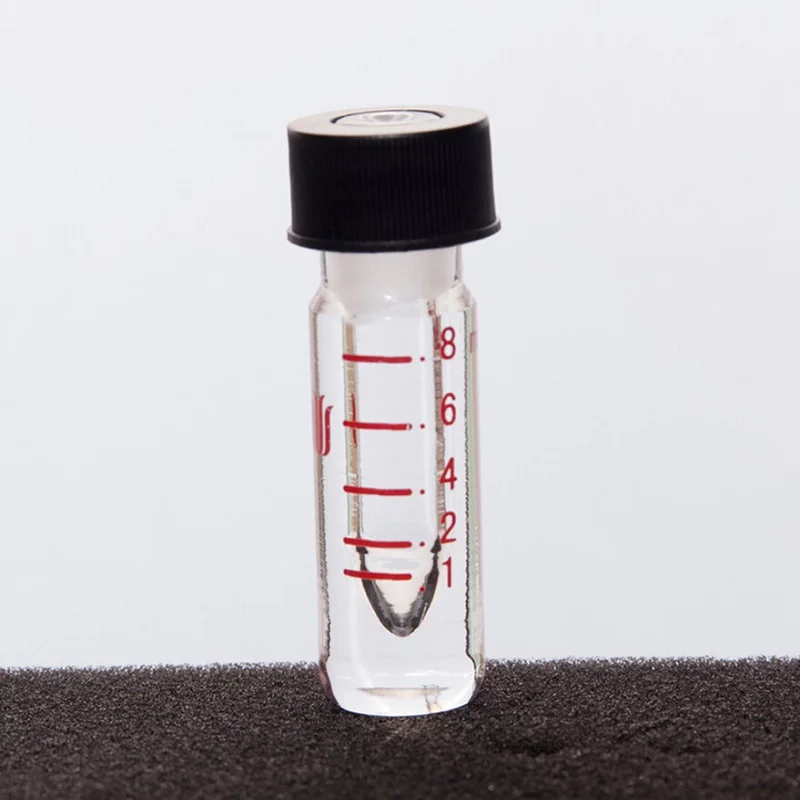 SYNTHWARE Micro thick wall reaction bottle, With perforated cover, VIAL, CONICAL REACTION, HEAVY WALL, GRADUATED, V13