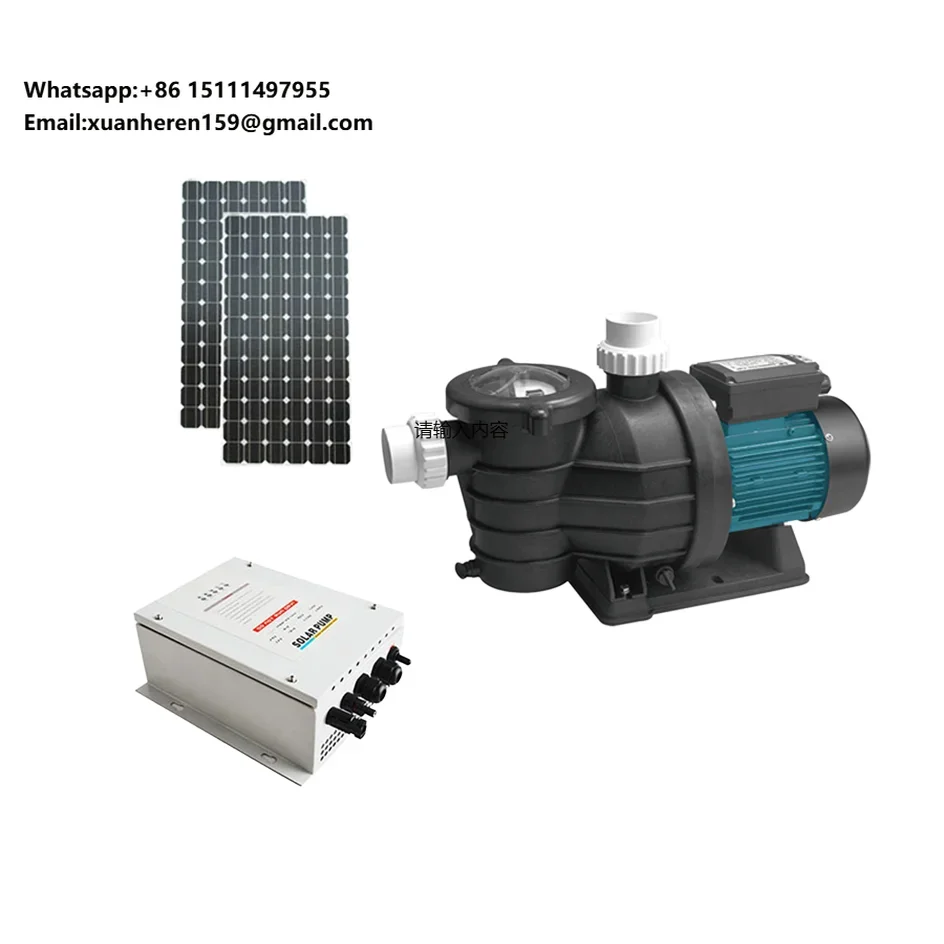 DC Solar-Powered Variable-Frequency Stainless Steel Pressure Pump for Swimming Pools with Boost Function Mill Price