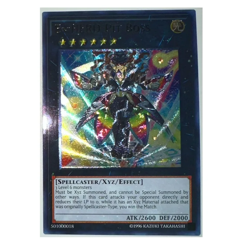 Yu Gi Oh E☆HERO Pit Boss 501000018 English Toys Hobbies Hobby Collectibles Game Collection Anime Cards