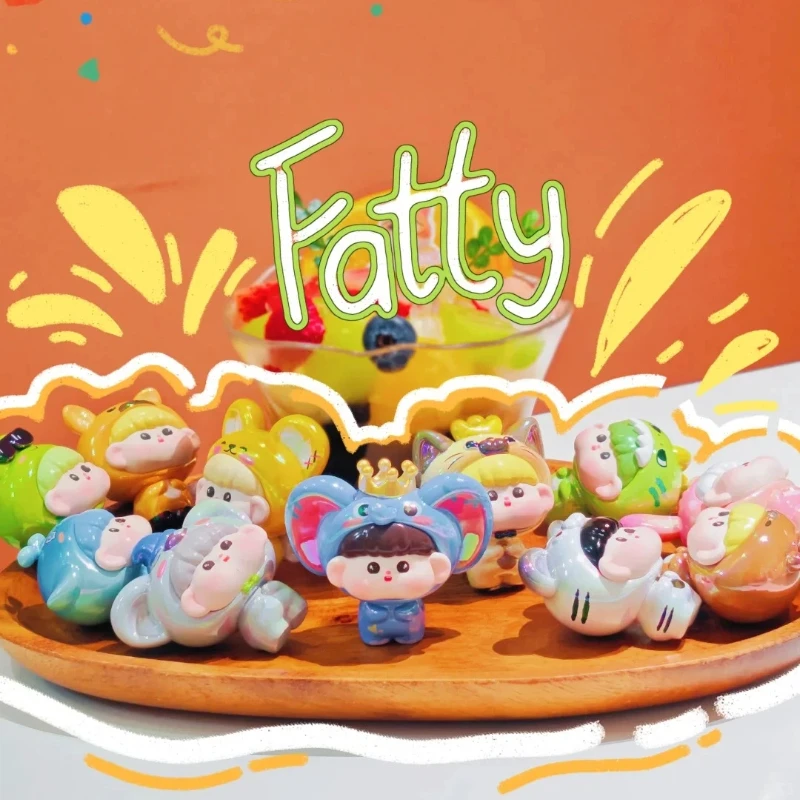 3BabiesToy الدهنية كبيرة الأذن الحيوان سلسلة لطيف صندوق أعمى صغير Kawaii دمية لامعة مطلي لعبة ديكور المنزل مفاجأة هدية صندوق غامض #1