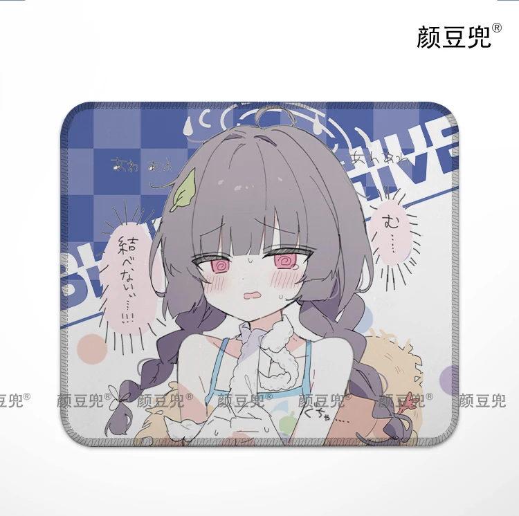 Blue Archive Anime  Rabbit Small Size Mats For Large Gaming Mousepad Gamer Company Keyboard Mouse Mats Carpet Computer Desk Mats