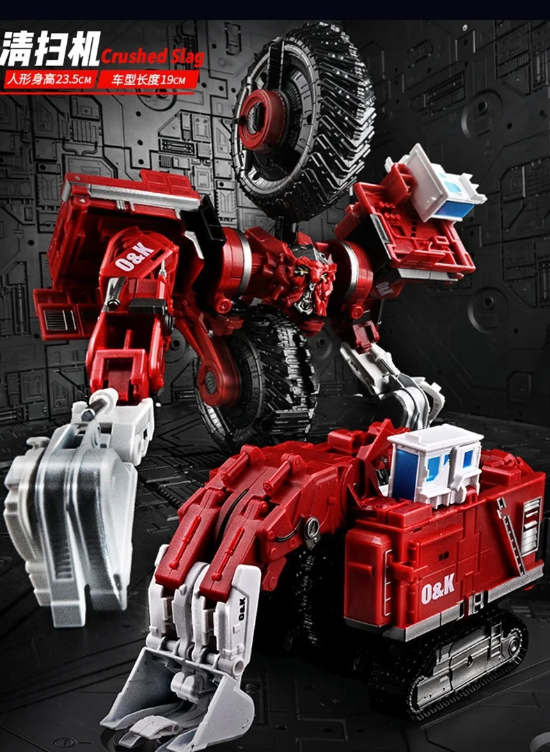 Heißer 8 Stil Devastator Transformation Roboter 8 IN 1 Mixer Bulldozer Auto Action Figure ABS Verformung Modell Spielzeug für Jungen Geschenk – Detail 13