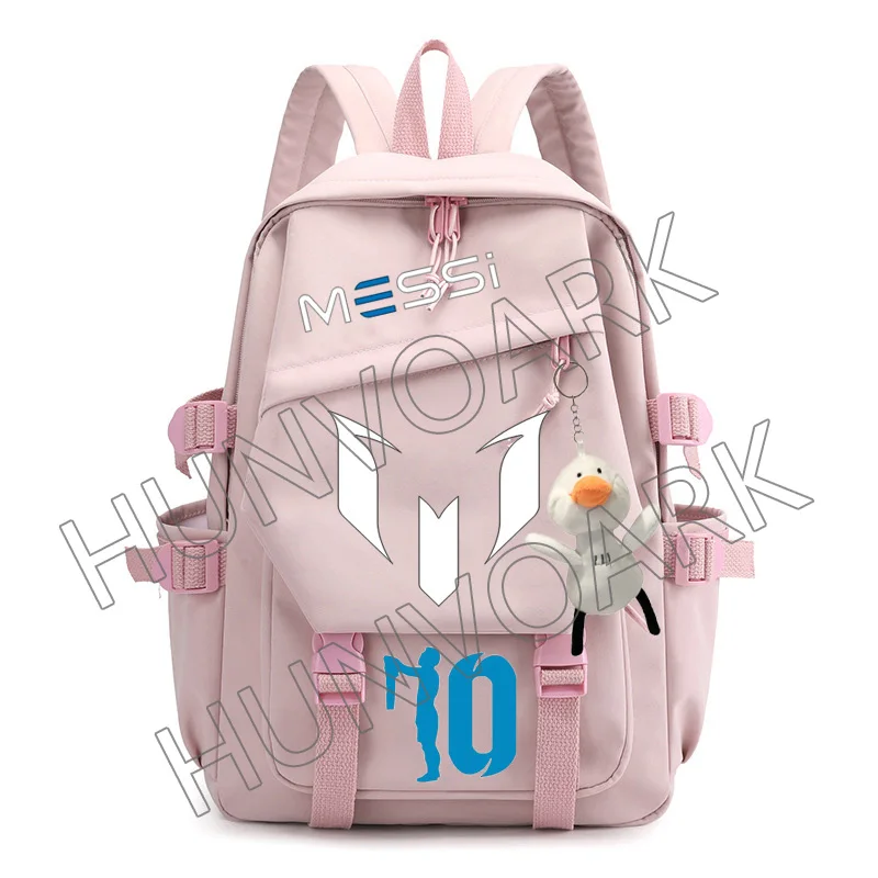 Messi School Backpack Ins Children School Bags Boys Girls Laptop Daypack Kids Waterproof Large Capacity Teens Travel Mochilas