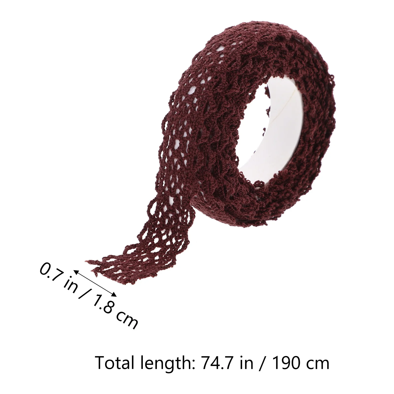 5 Rolls Decorative Lace Tape Adhesive Lace Pattern Tape for DIY Crafts Scrapbooking Handcrafted Albums Cards Adhesive Tapes