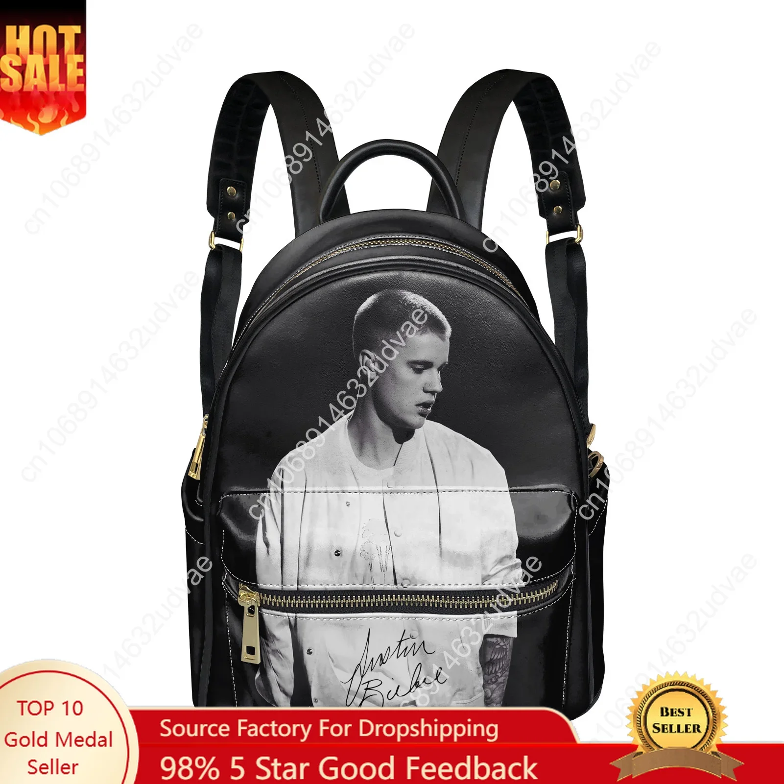 

Рюкзак Джастин Бибер для женщин и мужчин, персонализированный с текстом и изображением, на два плеча, деловой, для книг, подарочный, повседневный рюкзак