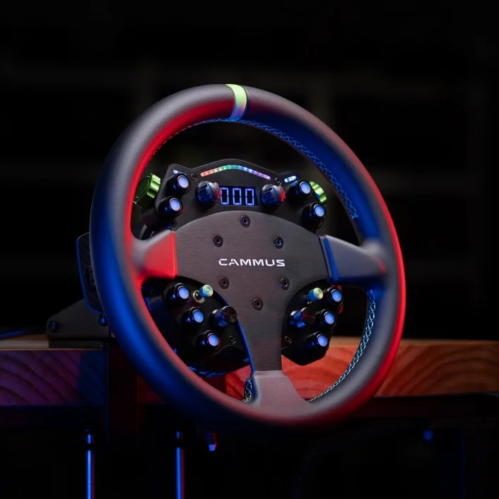 C12 Direct Drive 12nm Base Racing Simulator Steering Gaming Wheel and Clutch Pedals