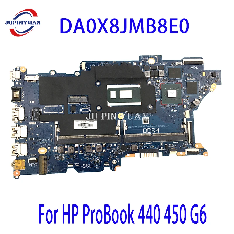 

For HP ProBook 440 450 G6 Laptop Motherboard L44888-601 L44889-001 L44892-601 Mainboard DA0X8JMB8E0 Full Tested