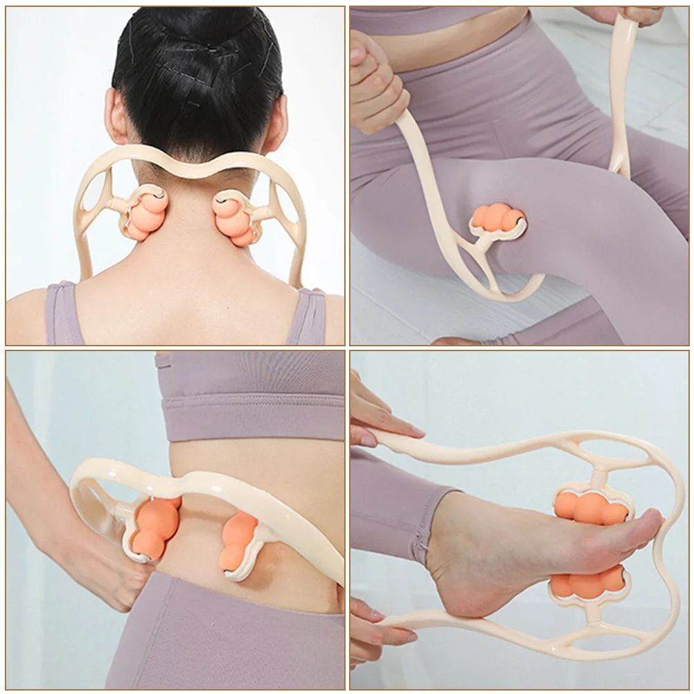 Neck Massager Zervikale Roller Tragbare Handheld Tiefe Gewebe Massage Werkzeug Für Schulter Schmerzen Relief Reise Haushalt Körper