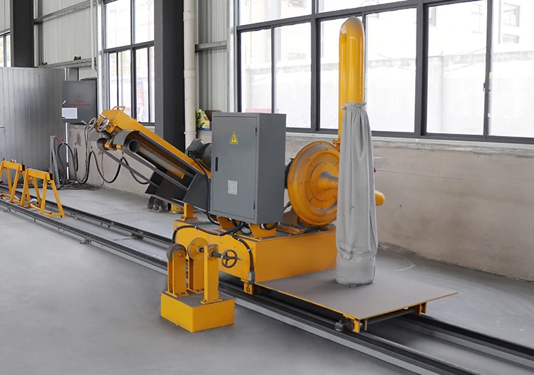 Industrial Light Pole Polishing Machine for Metal Surface Grinding and Finishing